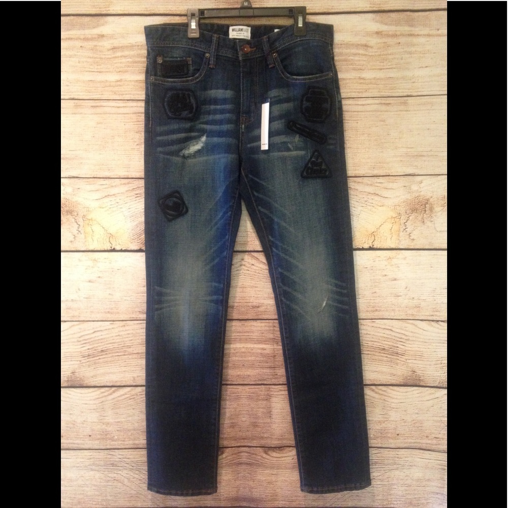 William Rast Hixon Straight Dimension Flex Jeans - Picture 1 of 5